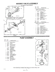08 - Mixing Valve , Pump parts for Whirlpool Washer CWA2500W0 / from AppliancePartsPros.com
