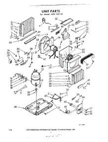 02 - Section parts for Whirlpool Air Conditioner AXM08024 / from AppliancePartsPros.com