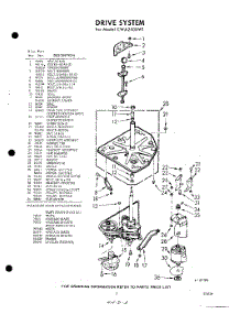 03 - Drive parts for Whirlpool Washer CWA2500W1 / from AppliancePartsPros.com