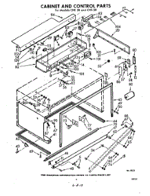 04 - Cabinet And Control parts for Whirlpool CHS5R / from AppliancePartsPros.com
