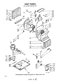 02 - Section parts for Whirlpool Air Conditioner AXM08120 / from AppliancePartsPros.com