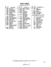 03 - Section parts for Whirlpool Air Conditioner AXM08120 / from AppliancePartsPros.com