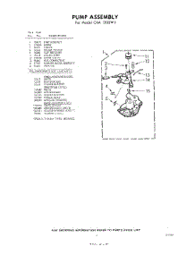 05 - Pump parts for Whirlpool Washer CXA1300W5 / from AppliancePartsPros.com