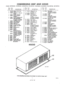03 - Condensing Unit And Hood parts for Whirlpool CECH8ASS / from AppliancePartsPros.com