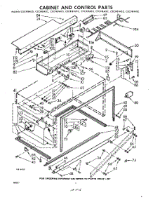 06 - Cabinet And Control parts for Whirlpool CECH8ASS / from AppliancePartsPros.com