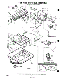 04 - Top And Console parts for Whirlpool Washer CWA2500W2 / from AppliancePartsPros.com