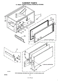 10 - Cabinet parts for Whirlpool CFCH4AS / from AppliancePartsPros.com
