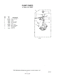 08 - Pump parts for Whirlpool Washer CXA1300W7 / from AppliancePartsPros.com