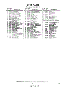 03 - Section parts for Whirlpool Air Conditioner AXM08220 / from AppliancePartsPros.com