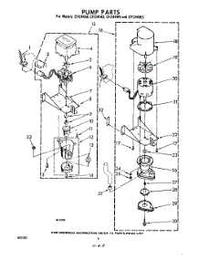 08 - Pump parts for Whirlpool CFCH4WS / from AppliancePartsPros.com