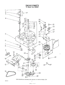 04 - Drive parts for Whirlpool Washer CXA1300W8 / from AppliancePartsPros.com