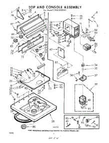 04 - Top And Console parts for Whirlpool Washer CWA3500W1 / from AppliancePartsPros.com