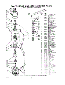 06 - Evaporator And Gear Reducer parts for Whirlpool CHTS4AECP / from AppliancePartsPros.com