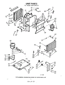 02 - Section parts for Whirlpool Air Conditioner AXM09021 / from AppliancePartsPros.com