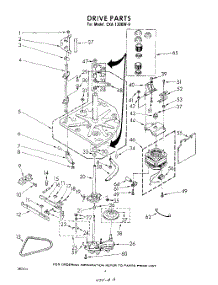 04 - Drive parts for Whirlpool Washer CXA1300W9 / from AppliancePartsPros.com