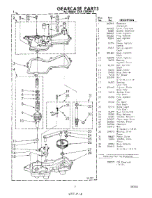 07 - 362901 Gear Case parts for Whirlpool Washer CXA1300W9 / from AppliancePartsPros.com