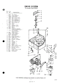 03 - Drive parts for Whirlpool Washer CXA1700W0 / from AppliancePartsPros.com