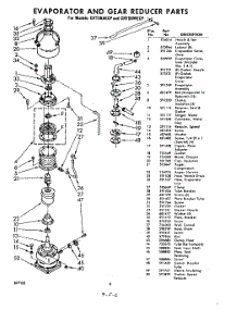 06 - Evaporator And Gear Reducer parts for Whirlpool CHTS6AECP / from AppliancePartsPros.com