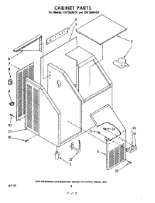 08 - Cabinet parts for Whirlpool CHTS6AECP / from AppliancePartsPros.com