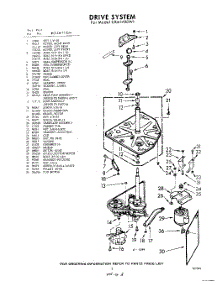 03 - Drive parts for Whirlpool Washer CXA1700W1 / from AppliancePartsPros.com