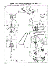 06 - Gear Case And Superstructure parts for Whirlpool Washer CXA1700W1 / from AppliancePartsPros.com