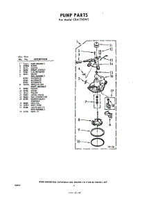 08 - Pump parts for Whirlpool Washer CXA1700W3 / from AppliancePartsPros.com