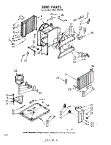 02 - Section parts for Whirlpool Air Conditioner AXM10123 / from AppliancePartsPros.com
