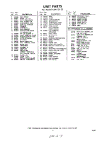 03 - Section parts for Whirlpool Air Conditioner AXM10123 / from AppliancePartsPros.com