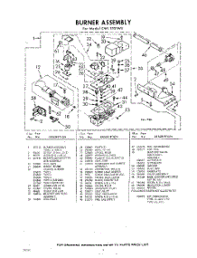 04 - 343112 Burner parts for Whirlpool Dryer CWI1701W0 / from AppliancePartsPros.com