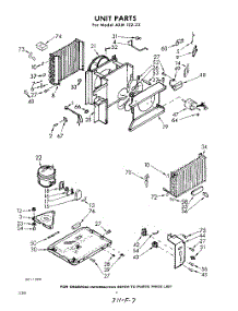 02 - Section parts for Whirlpool Air Conditioner AXM10223 / from AppliancePartsPros.com