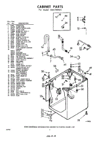 02 - Cabinet parts for Whirlpool Washer CXA1700W5 / from AppliancePartsPros.com