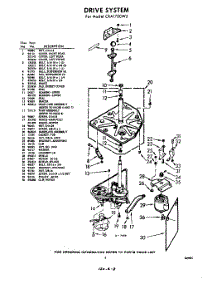 03 - Drive parts for Whirlpool Washer CXA1700W5 / from AppliancePartsPros.com