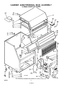 02 - Cabinet And Terminal Box parts for Whirlpool CECS2WE / from AppliancePartsPros.com