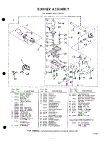 05 - 341562 Burner parts for Whirlpool Dryer CWI1701W1 / from AppliancePartsPros.com