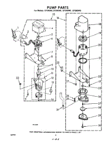 08 - Pump parts for Whirlpool CFCH5WS / from AppliancePartsPros.com