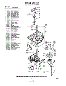 03 - Drive parts for Whirlpool Washer CXA1750W0 / from AppliancePartsPros.com