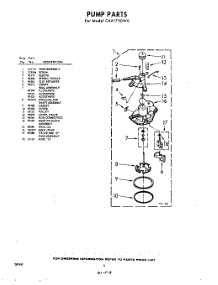 08 - Pump parts for Whirlpool Washer CXA1750W0 / from AppliancePartsPros.com