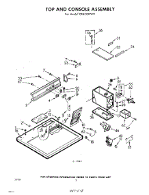 02 - Section parts for Whirlpool CTE2100W2 / from AppliancePartsPros.com