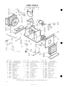 02 - Section parts for Whirlpool Air Conditioner AXMC6020 / from AppliancePartsPros.com