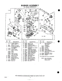 04 - 343112 Burner parts for Whirlpool Dryer CWI2101W1 / from AppliancePartsPros.com