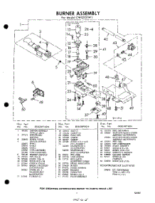 05 - 341562 Burner parts for Whirlpool Dryer CWI2101W1 / from AppliancePartsPros.com