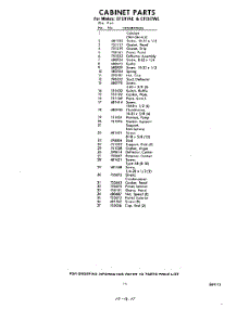 11 - Section parts for Whirlpool CFCH7AE / from AppliancePartsPros.com
