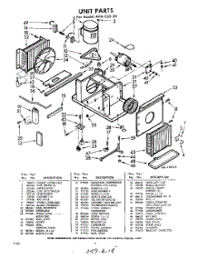 02 - Section parts for Whirlpool Air Conditioner AXMC6320 / from AppliancePartsPros.com