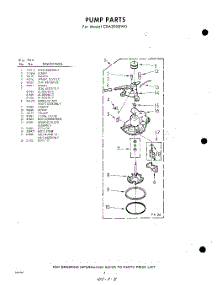 08 - Pump parts for Whirlpool Washer CXA2000W0 / from AppliancePartsPros.com