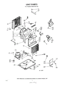 02 - Section parts for Whirlpool Air Conditioner AXMP4923 / from AppliancePartsPros.com