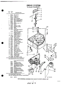 03 - Drive parts for Whirlpool Washer CXA2000W1 / from AppliancePartsPros.com