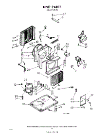02 - Section parts for Whirlpool Air Conditioner AXMP4924 / from AppliancePartsPros.com