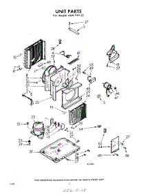 02 - Section parts for Whirlpool Air Conditioner AXMP4925 / from AppliancePartsPros.com