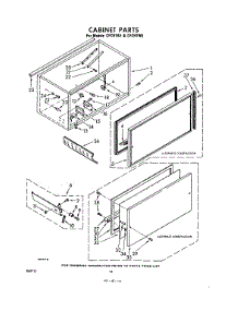 10 - Cabinet parts for Whirlpool CFCH7WE / from AppliancePartsPros.com
