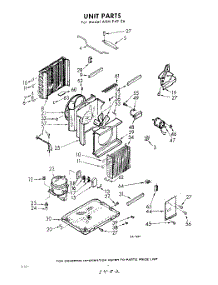 02 - Section parts for Whirlpool Air Conditioner AXMP4926 / from AppliancePartsPros.com